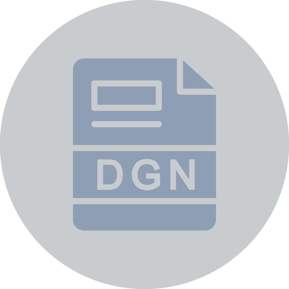 DGN Creative Icon Design vector