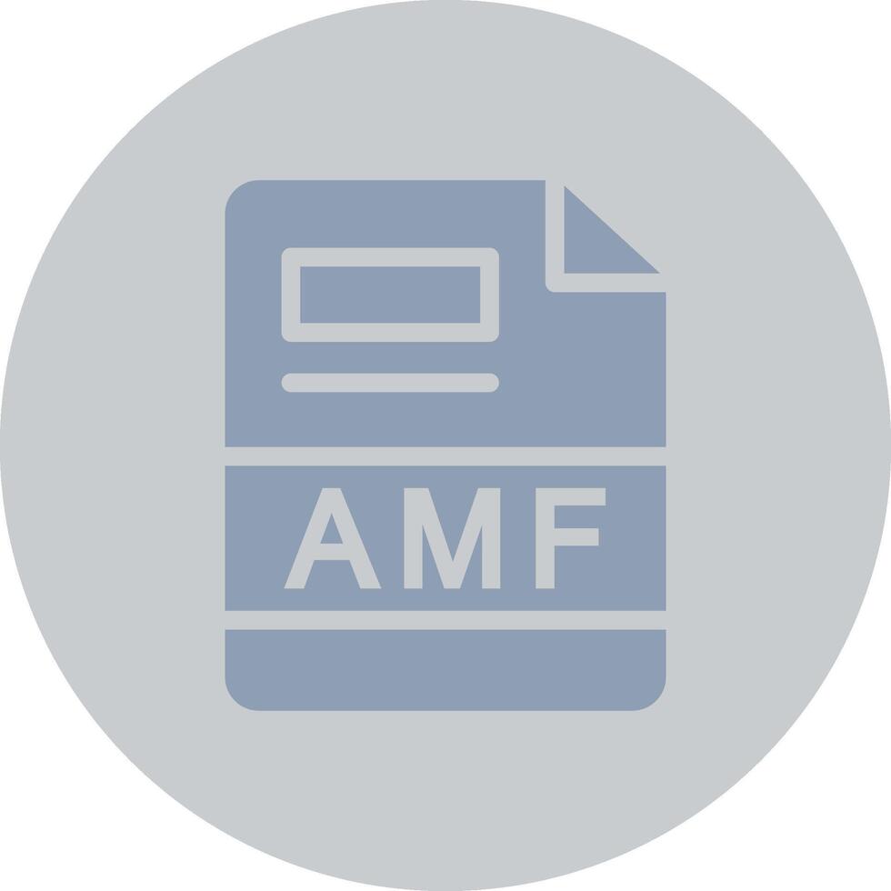 AMF Creative Icon Design vector