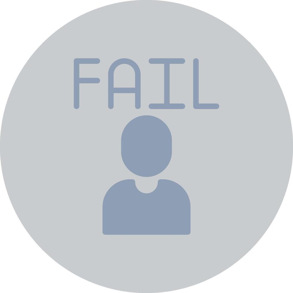 Fail Creative Icon Design vector