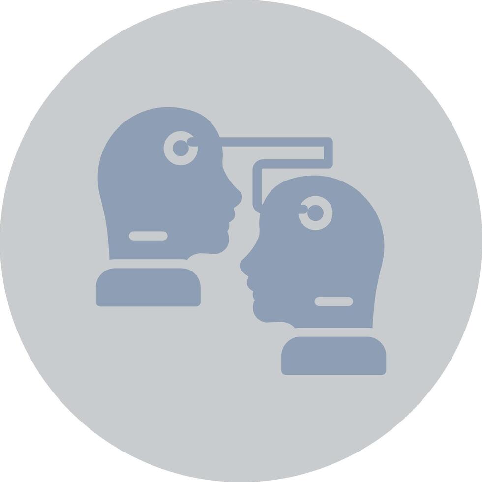 Telepathy Creative Icon Design vector