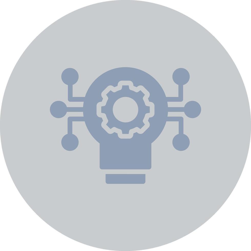 Technology Disruption Creative Icon Design vector