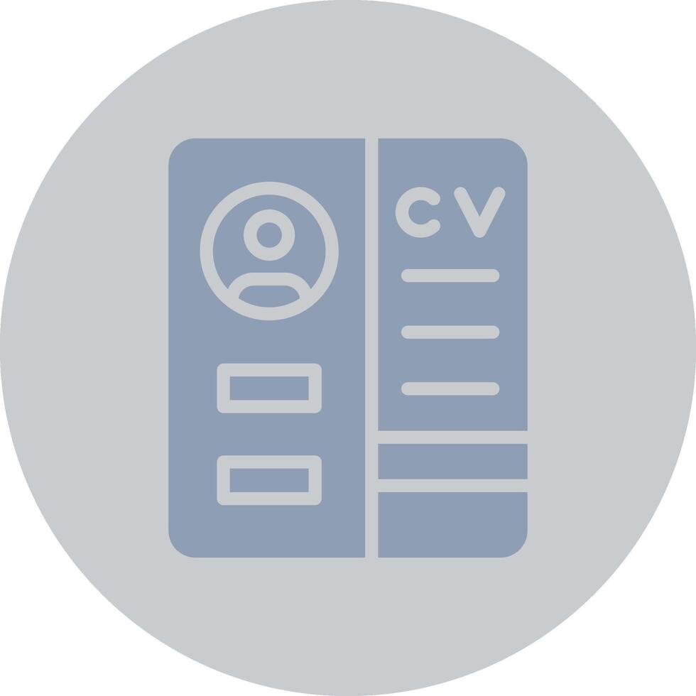 Resume Creative Icon Design vector
