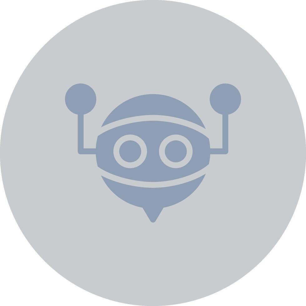 Virtual Assistant Creative Icon Design vector