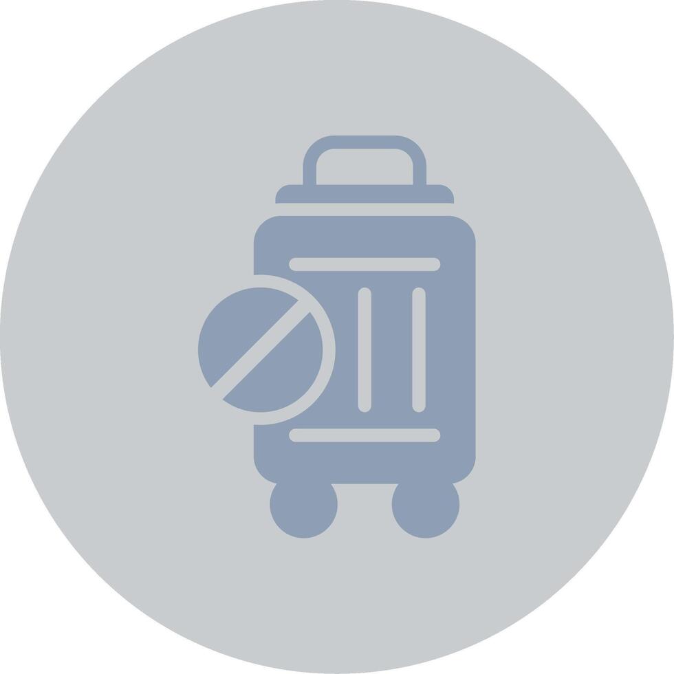 Travel Restrictions Creative Icon Design vector