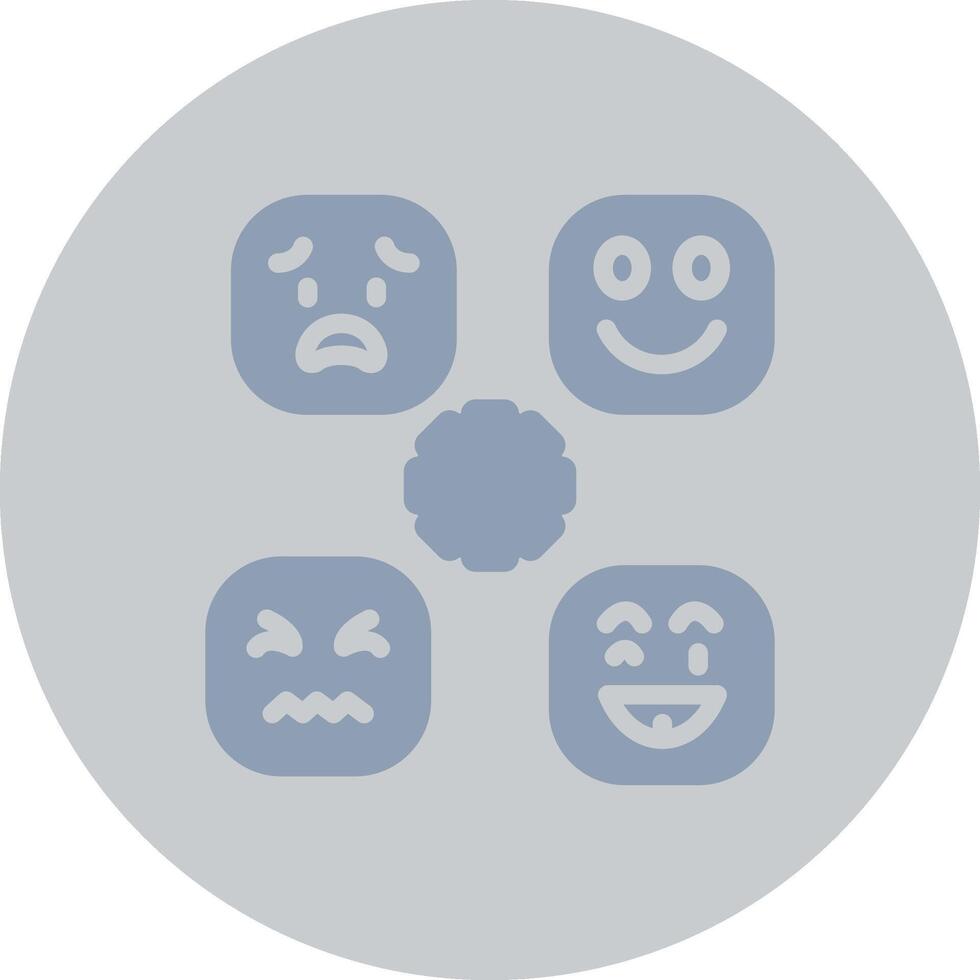 Perceiving Emotions Creative Icon Design vector