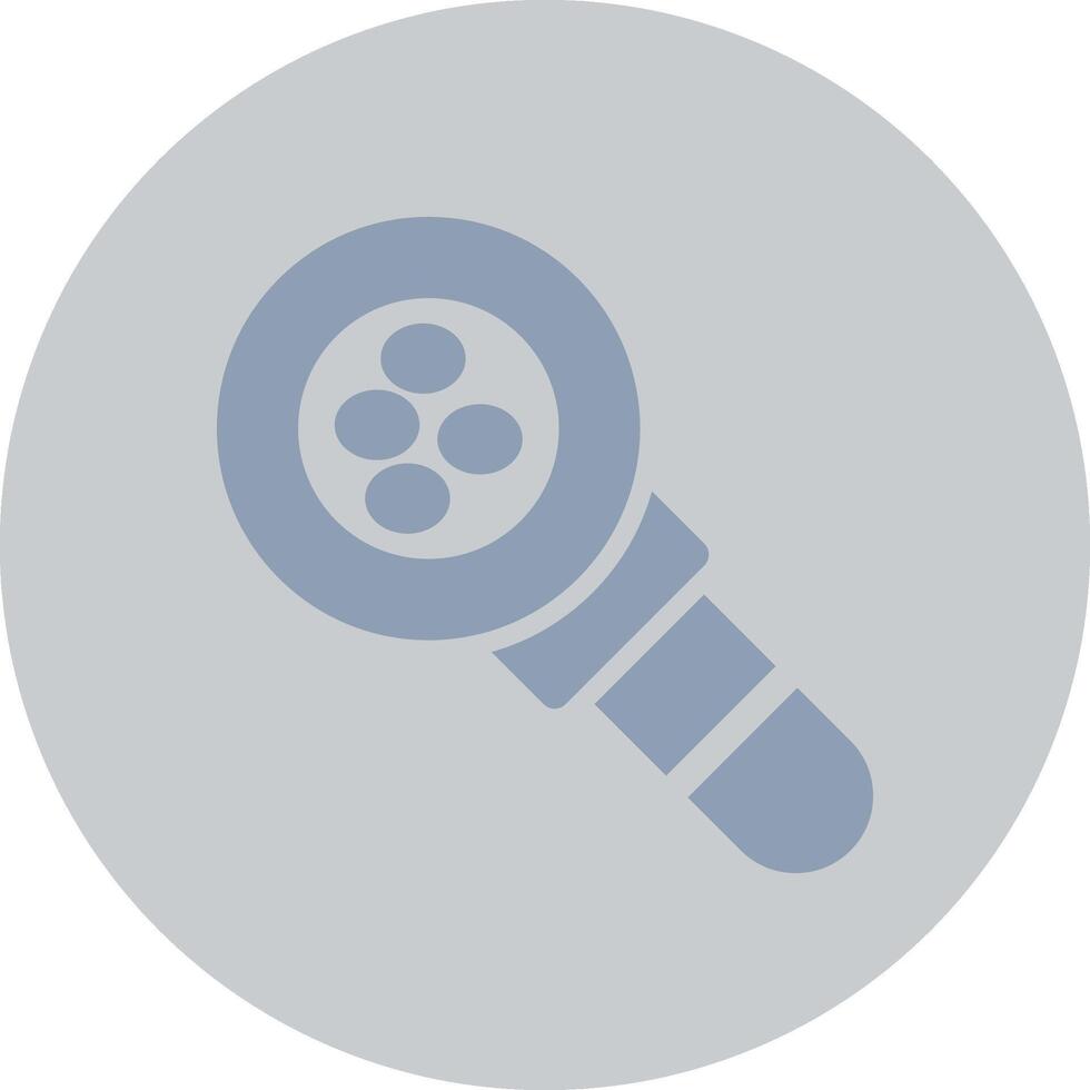 Magnifying Glass Creative Icon Design vector