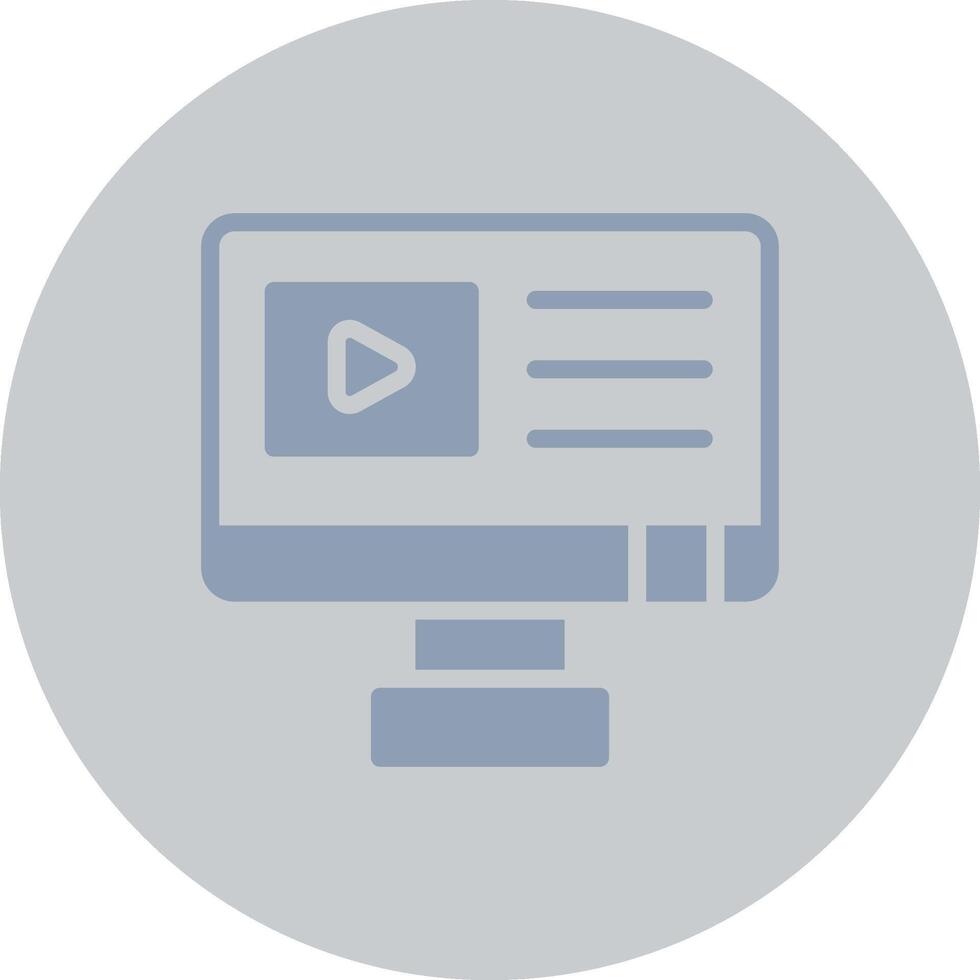 Youtuber Creative Icon Design vector