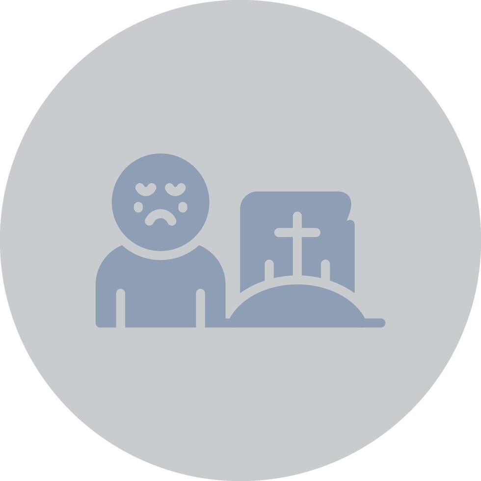 Grave Creative Icon Design vector