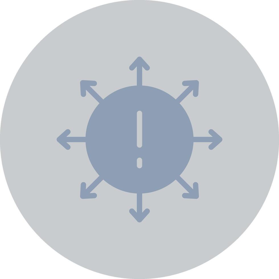 Diversification Creative Icon Design vector