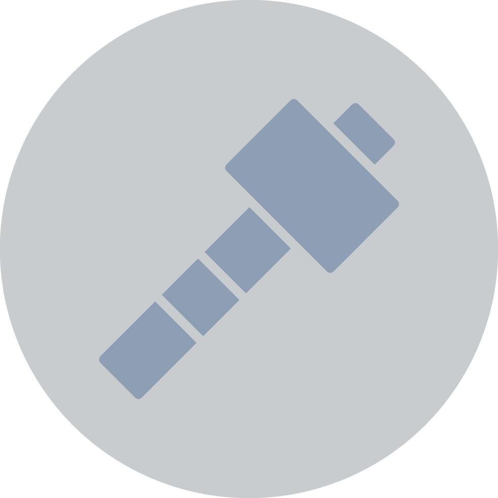 Hammer Creative Icon Design vector