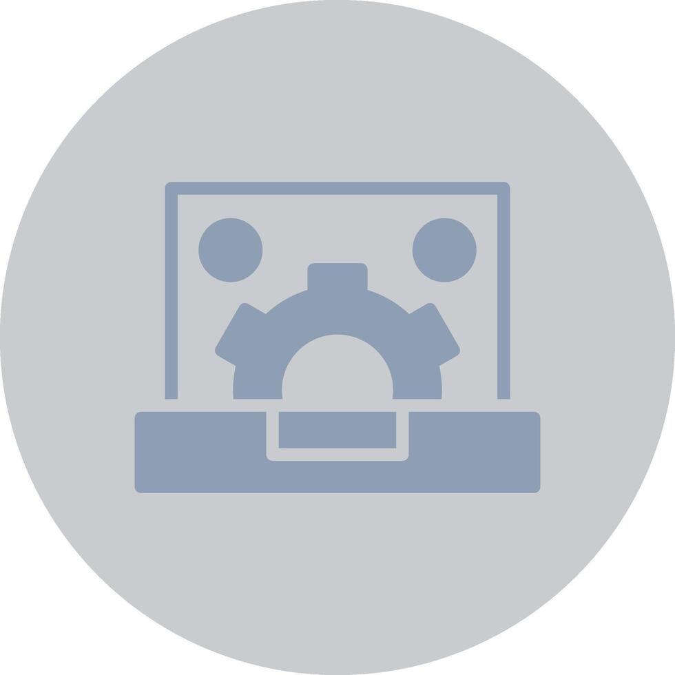 Content Management System Creative Icon Design vector