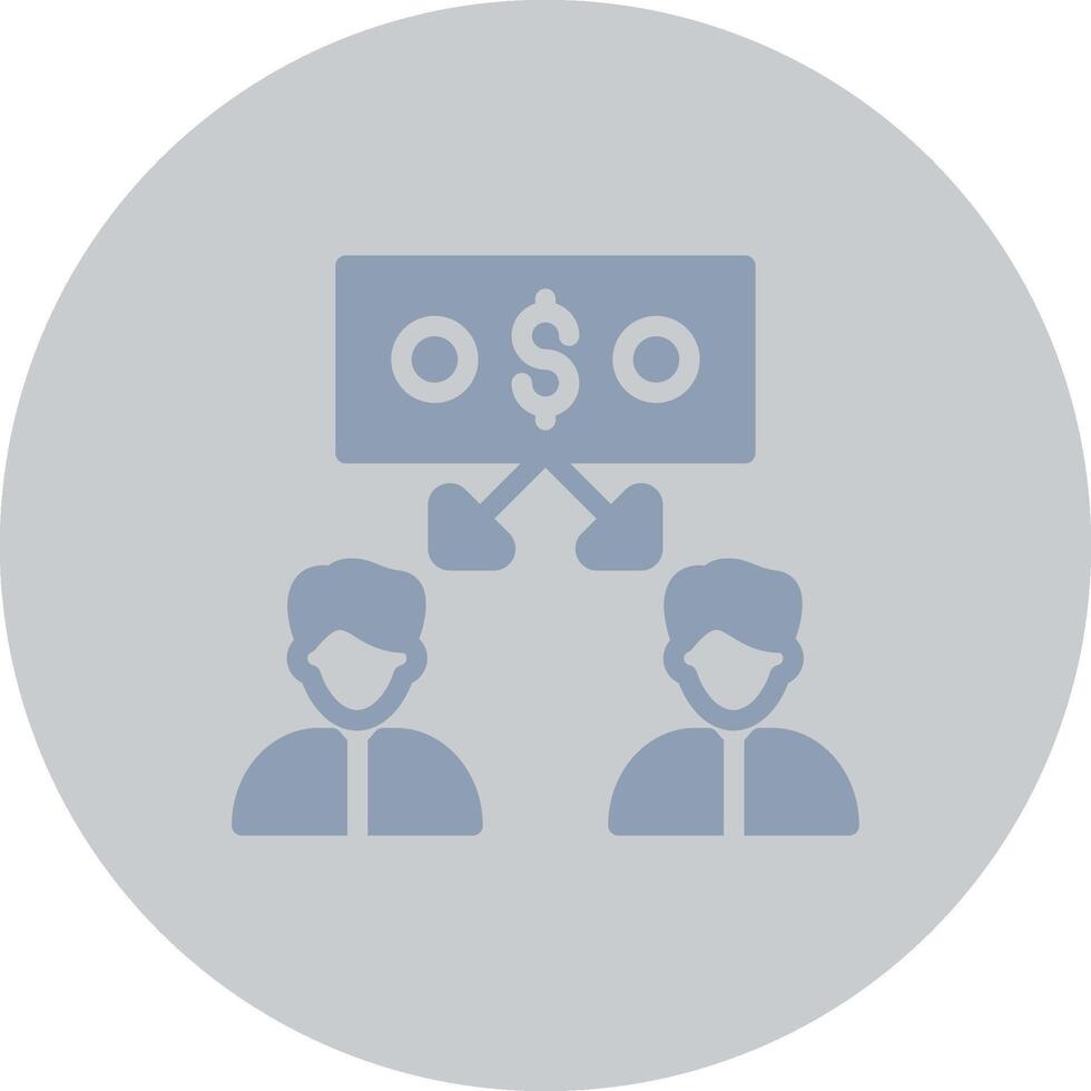 Peer to Peer Lending Creative Icon Design vector
