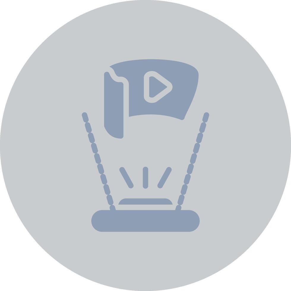 Field Of View Creative Icon Design vector