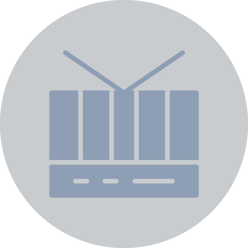 Television Creative Icon Design vector