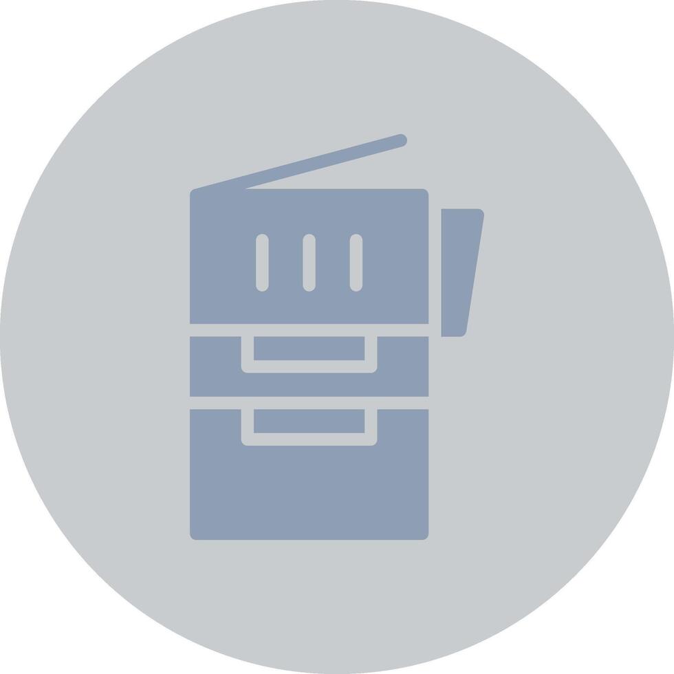 Copy Machine Creative Icon Design vector