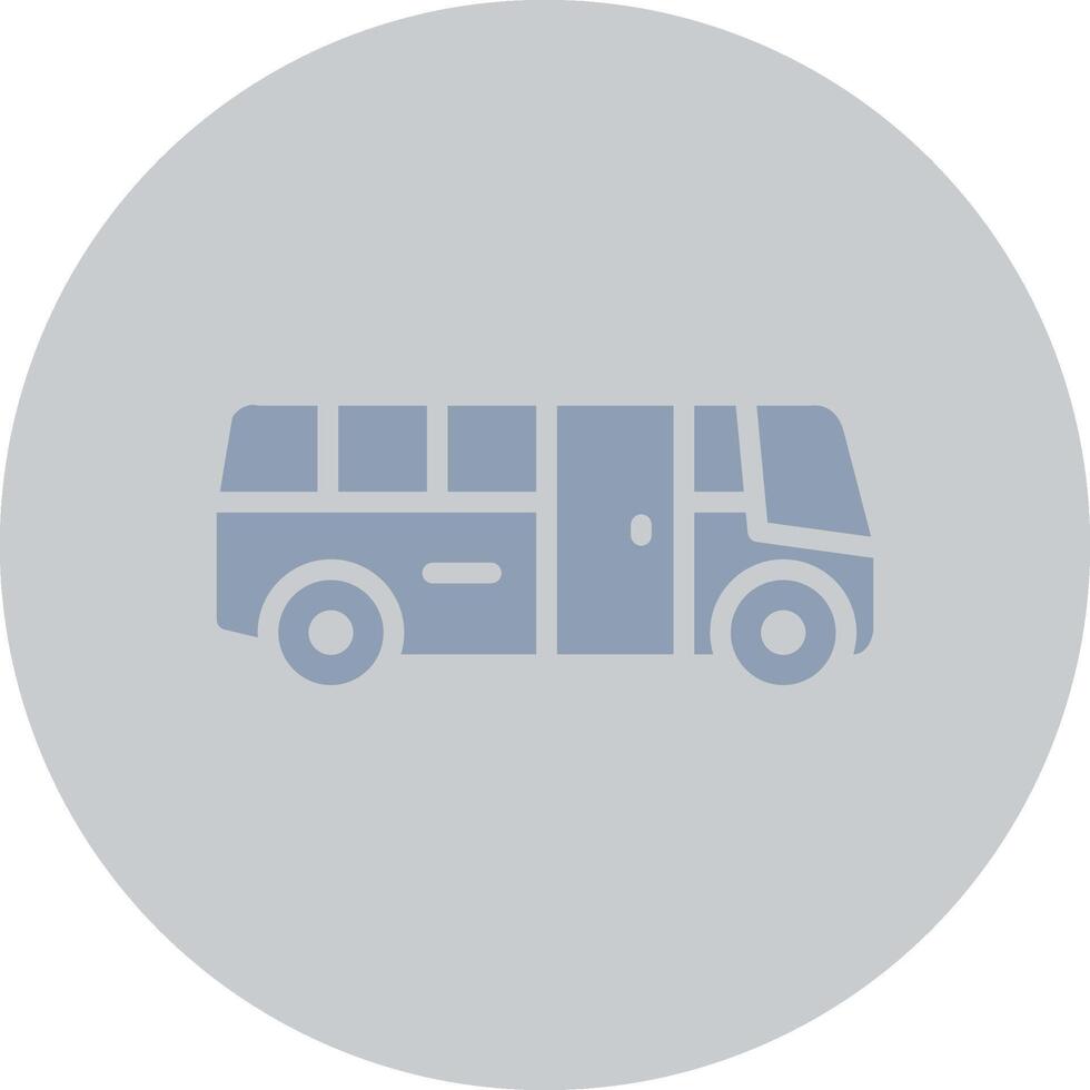 School Bus Creative Icon Design vector