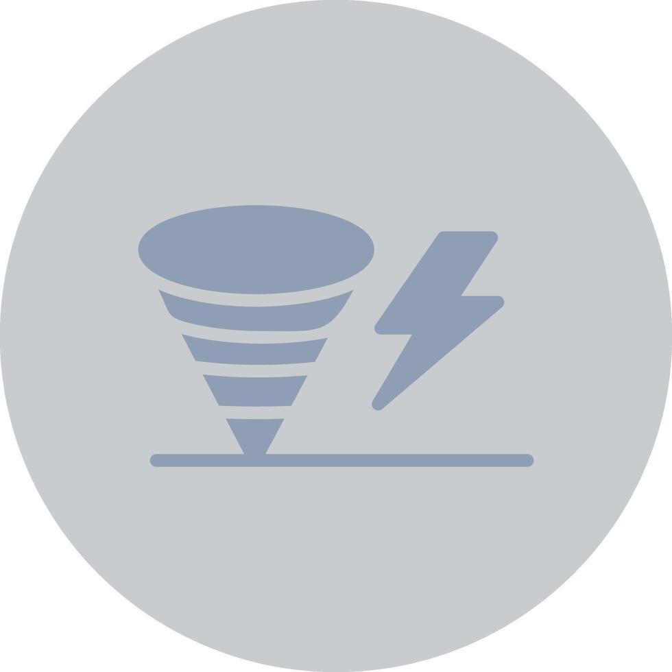 Tornado Creative Icon Design vector