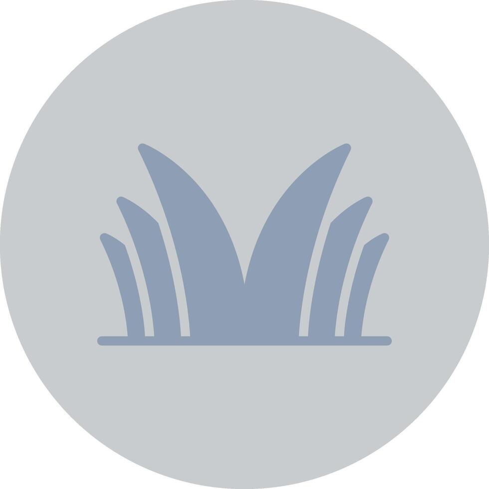 Grass Creative Icon Design vector