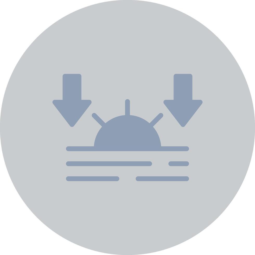 Sunset Creative Icon Design vector