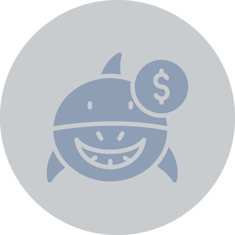 Loan Shark Creative Icon Design vector