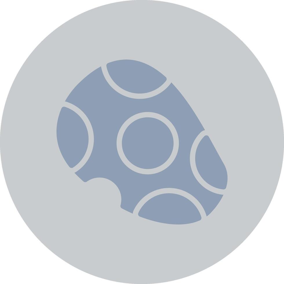 Asteroid Creative Icon Design vector