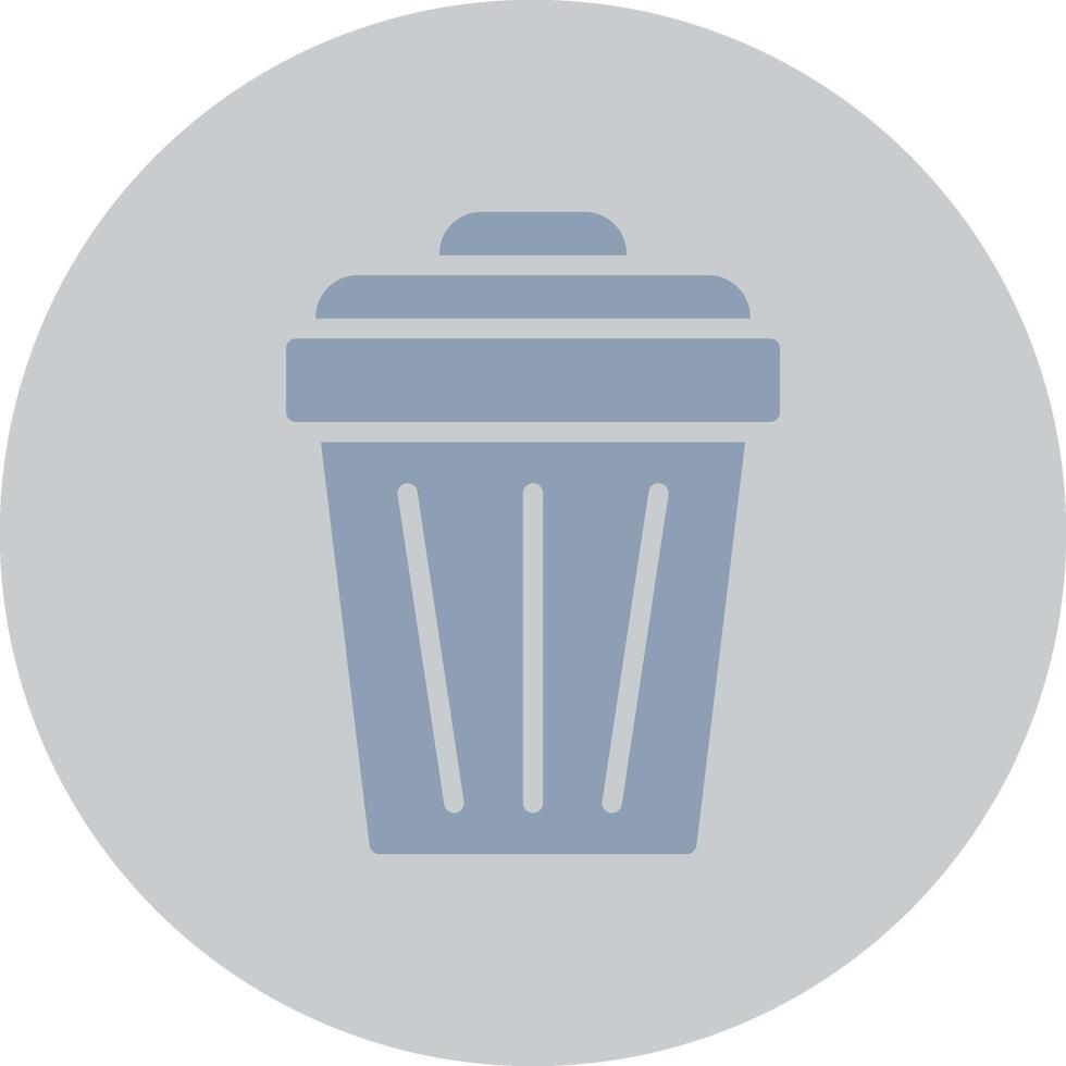 Trash Can Creative Icon Design vector