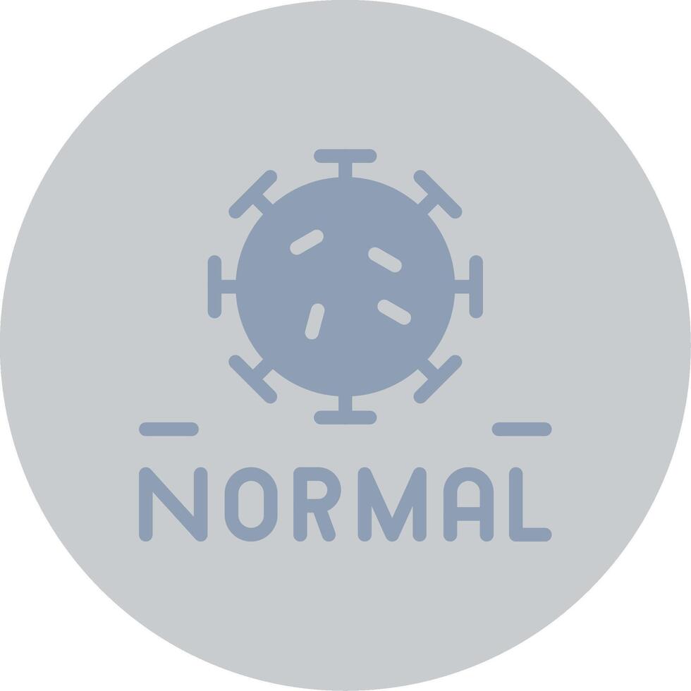 New Normal Creative Icon Design vector