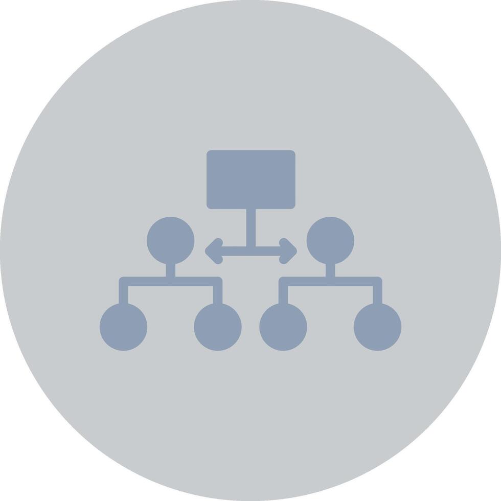 Labeled Hierarchy Creative Icon Design vector