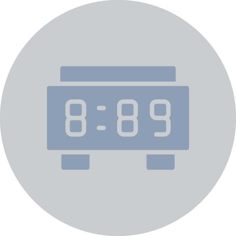Digital Clock Creative Icon Design vector