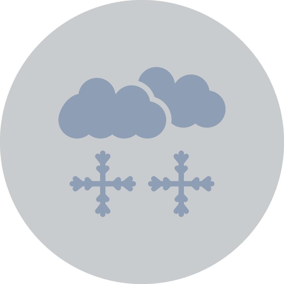 Snowy Creative Icon Design vector