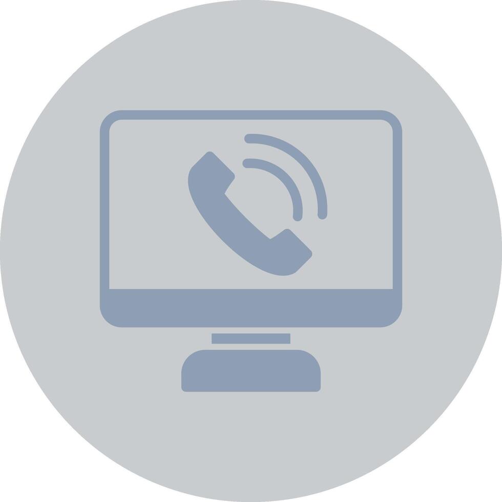 Phone Call Creative Icon Design vector