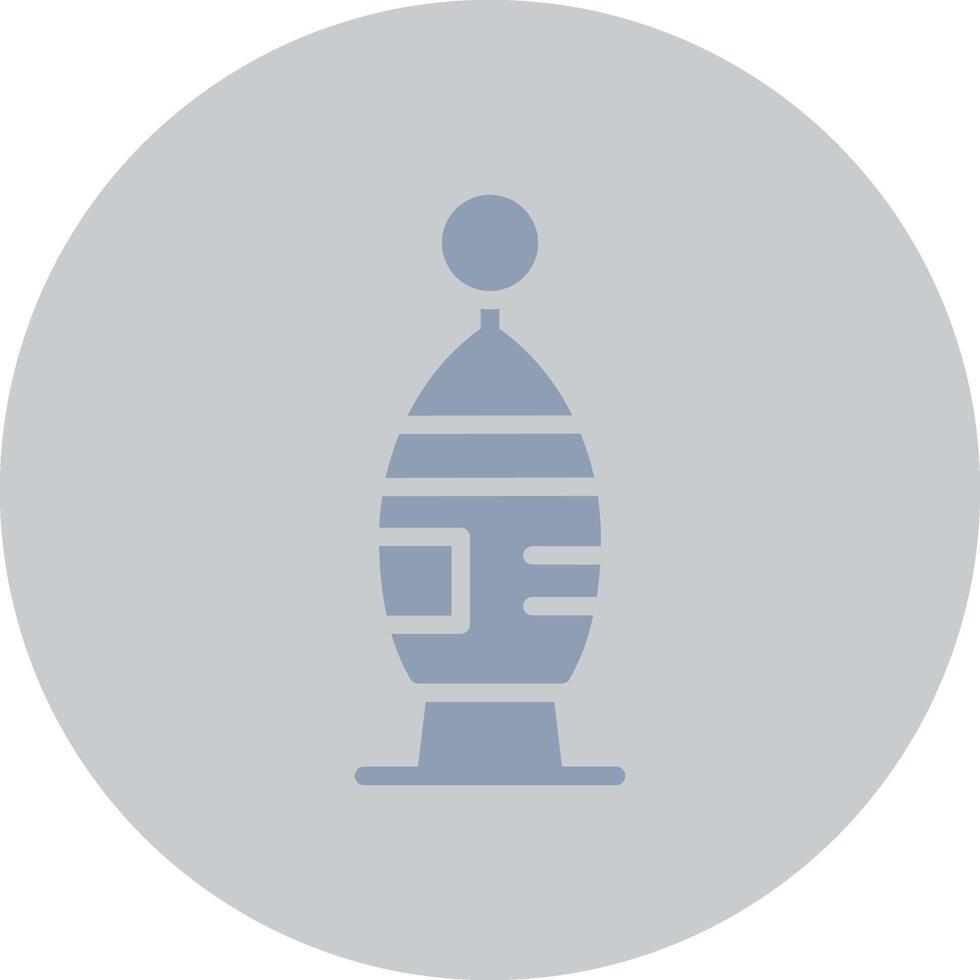 Space Capsule Creative Icon Design vector