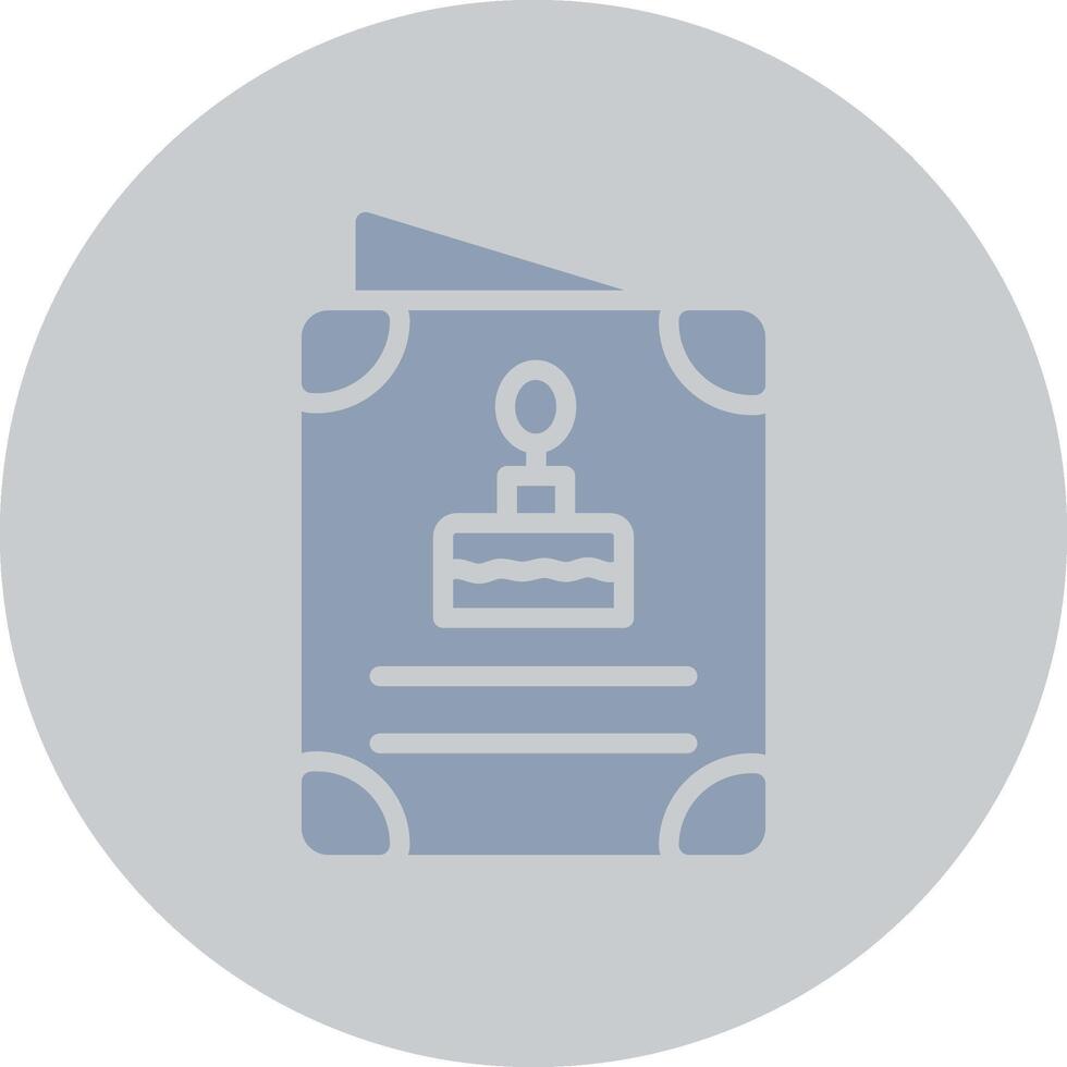 Birthday Card Creative Icon Design vector