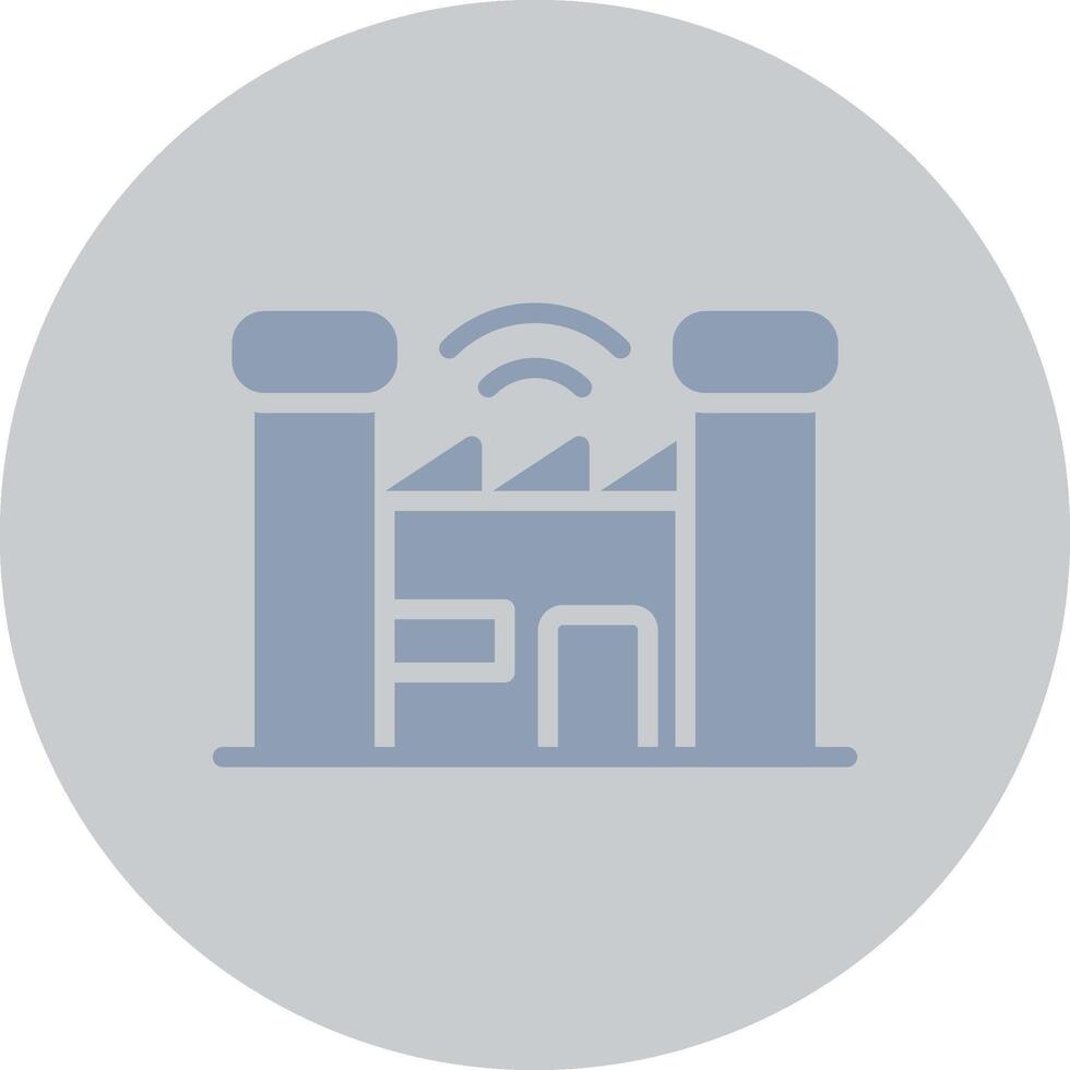 Smart Factory Creative Icon Design vector