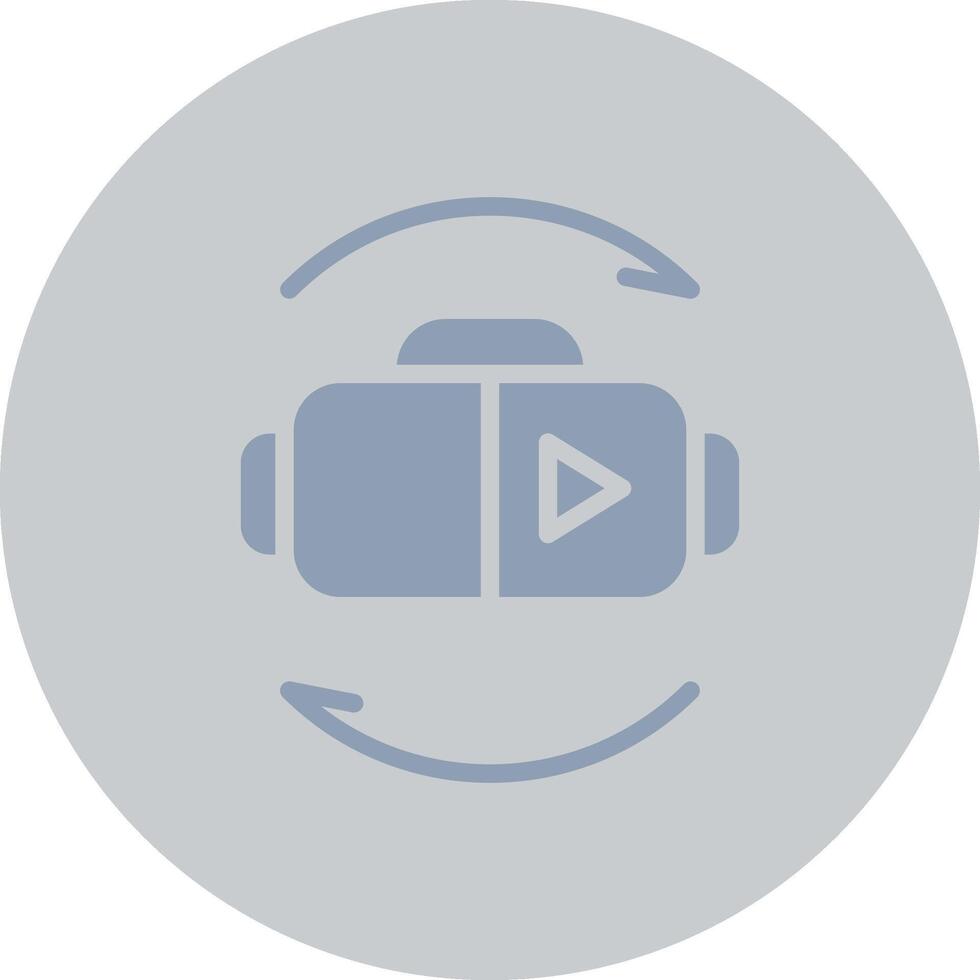 Virtual Reality Creative Icon Design vector