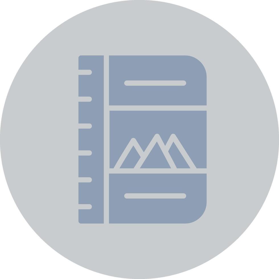 Sketchbook Creative Icon Design vector