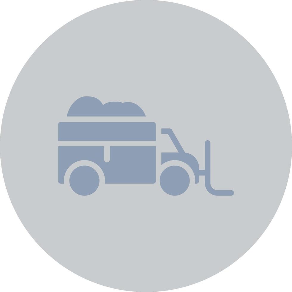 Snowplow Creative Icon Design vector