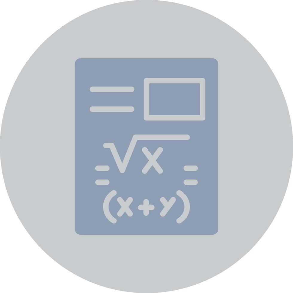 Maths Creative Icon Design vector