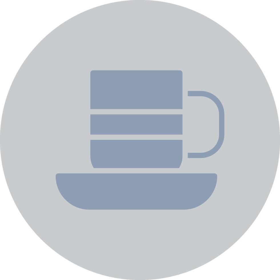 Tea Cup Creative Icon Design vector