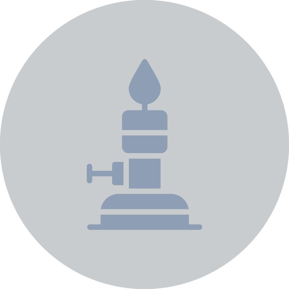 Bunsen Burner Creative Icon Design vector