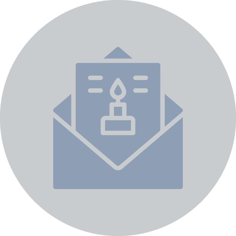 Birthday Card Creative Icon Design vector