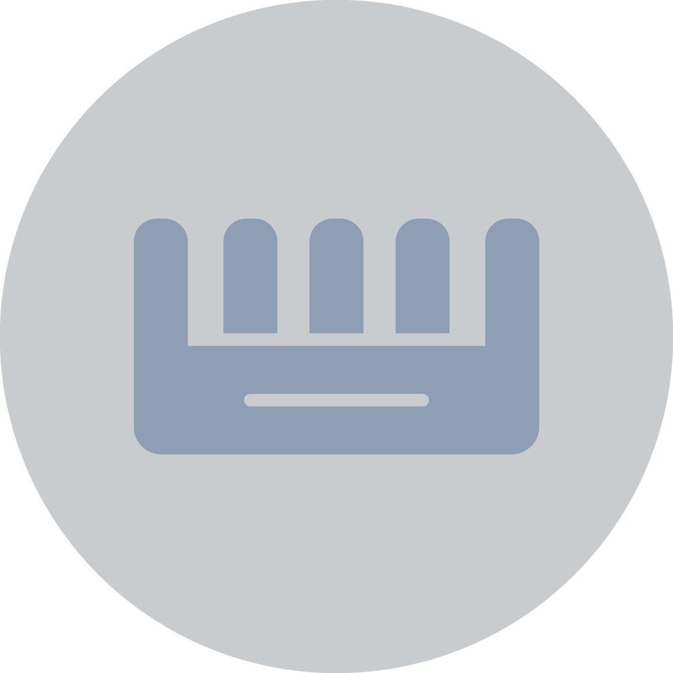 Comb Creative Icon Design vector