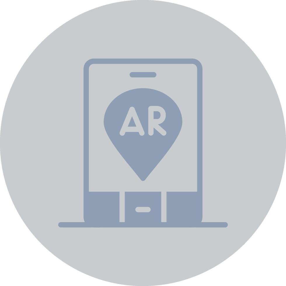 Ar Navigation Creative Icon Design vector