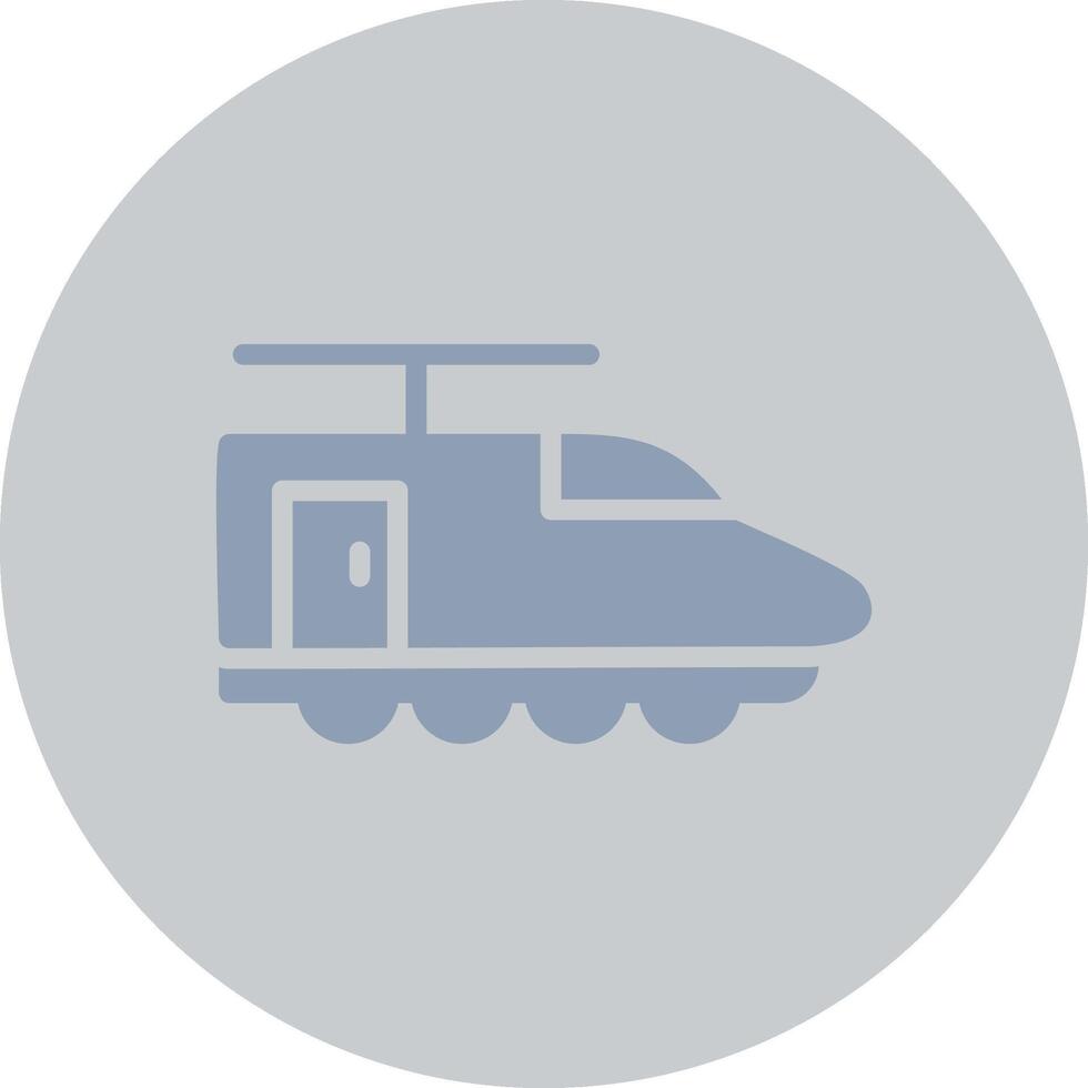 Electric Train Creative Icon Design vector