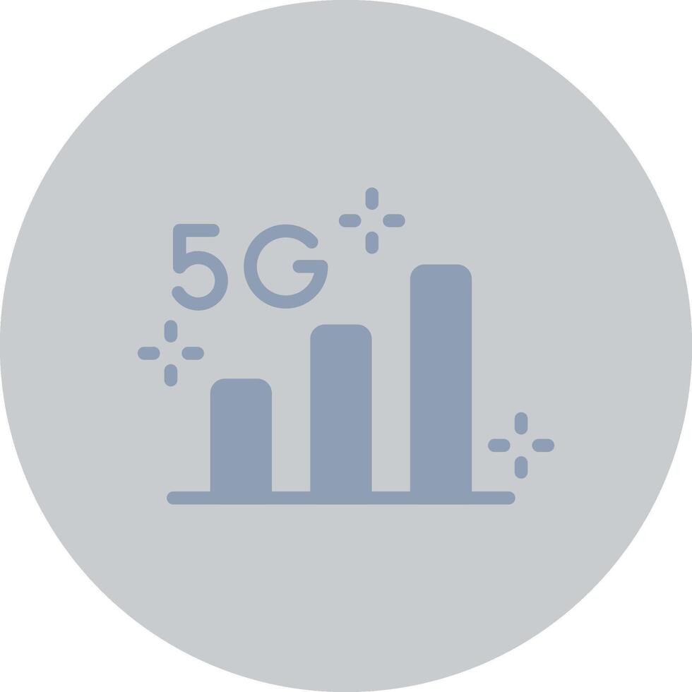 5G Creative Icon Design vector