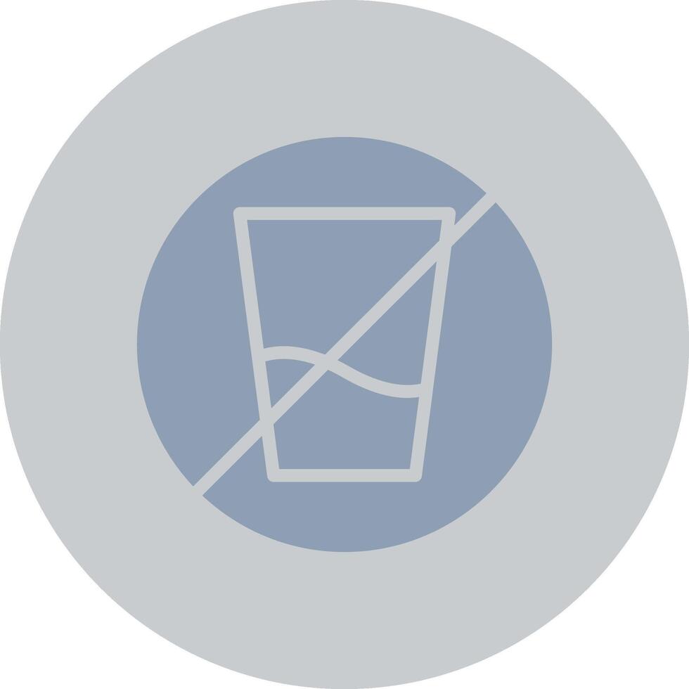 No Soft Drink Creative Icon Design vector