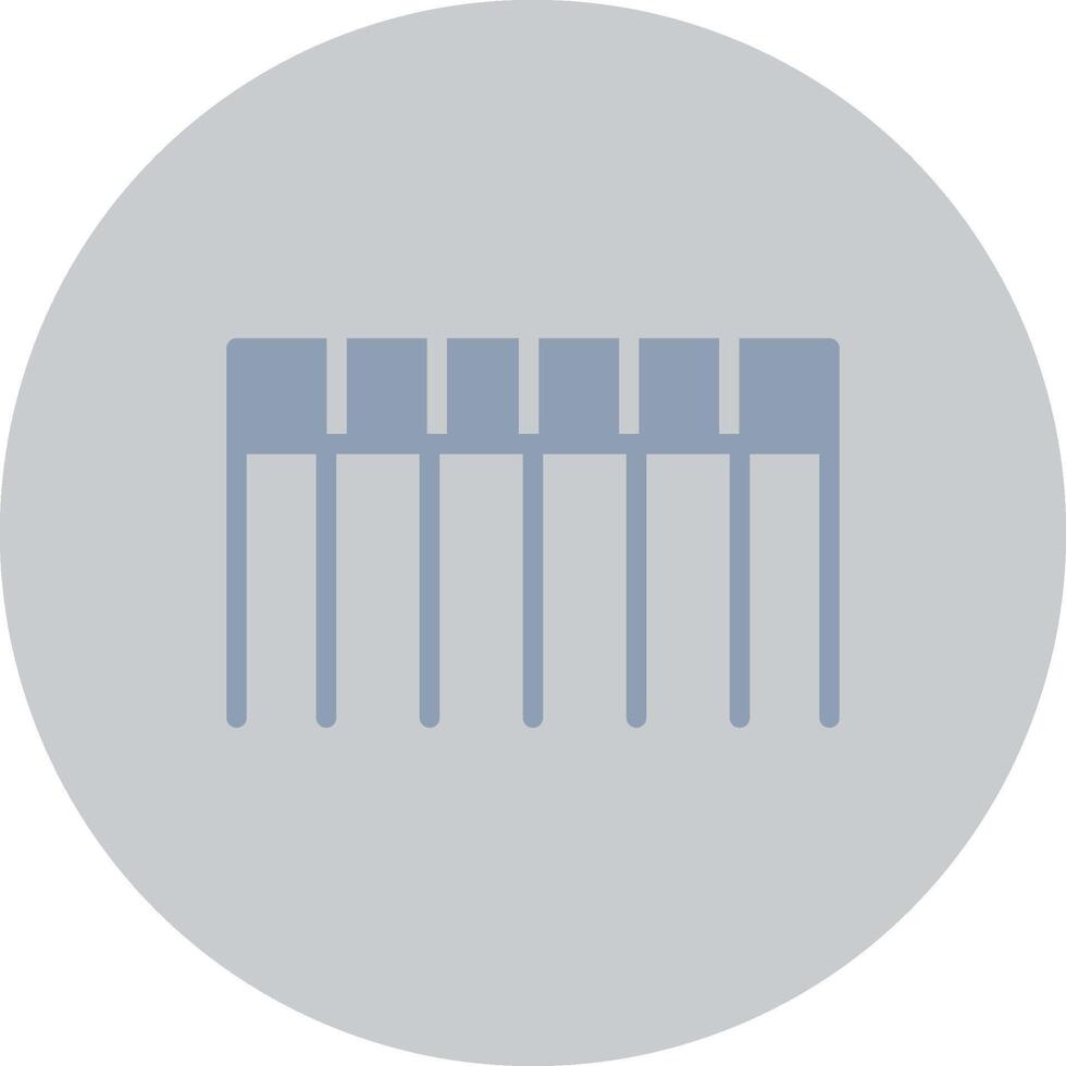 Comb Creative Icon Design vector