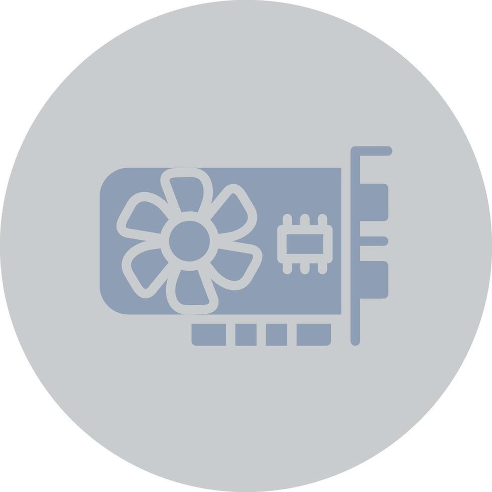 Graphic Card Creative Icon Design vector