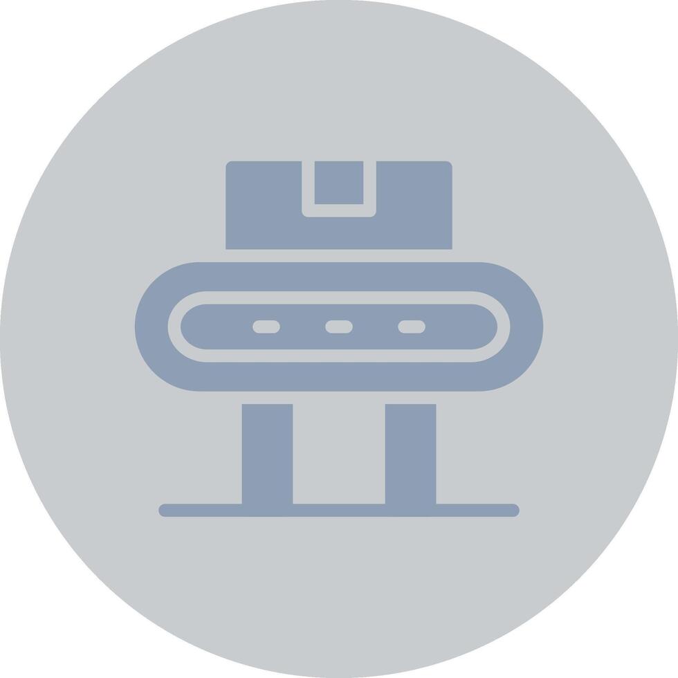 Conveyor Belt Creative Icon Design vector