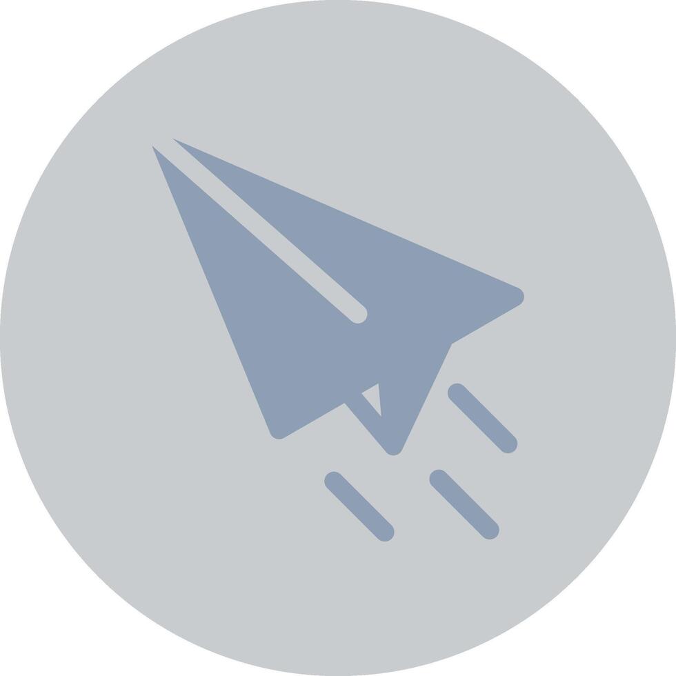 Paper Plane Creative Icon Design vector